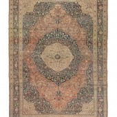 A Hadji Jalili Tabriz Wool Rug