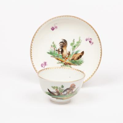 A Hague tea bowl and saucer,