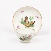 A Hague tea bowl and saucer, c