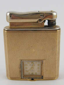 A hallmarked 9 carat gold cased