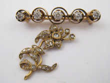 A hallmarked Russian 14 ct gold