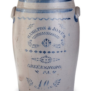 A Hamilton and Jones 10-Gallon