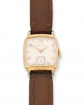 A HAMILTON GOLD-FILLED WRISTWA