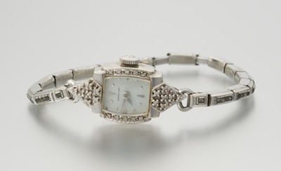 A Hamilton Ladies' Diamond Watch