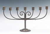 A Hammered Metal Seven Socket