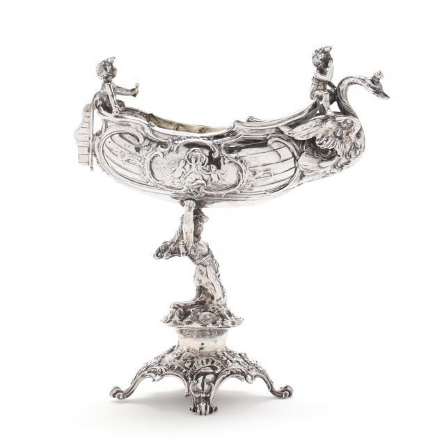 A HANAU SILVER FIGURAL