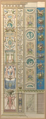 A Hand Colored Architectural Detail