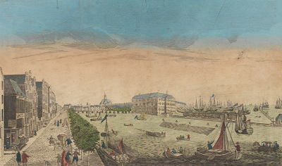 A Hand Colored "Vue d'Optique"