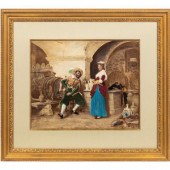 A Hand-Embellished Print after