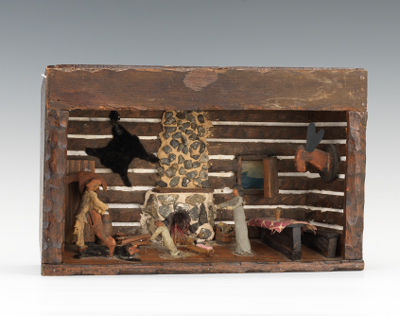 A Hand Made Folk Art Diorama