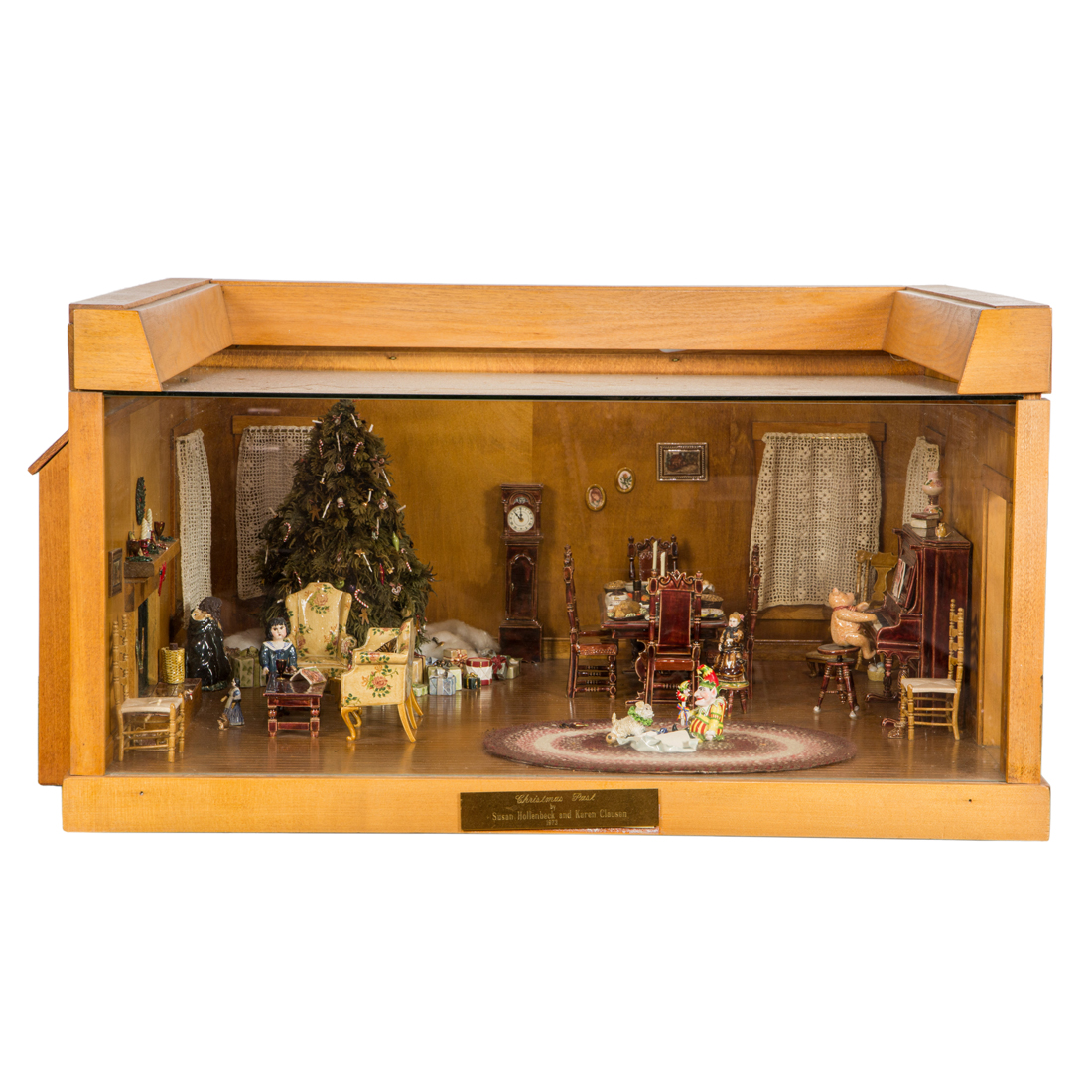 A HAND MADE MINIATURE CHRISTMAS