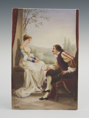 A Hand Painted French Porcelain