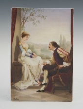 A Hand Painted French Porcelai