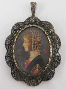 A hand painted miniature of a