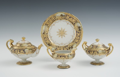 A Hand Painted Nippon Four-Piece