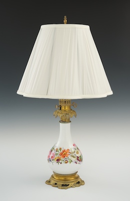 A Hand Painted Porcelain and