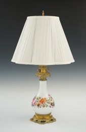 A Hand Painted Porcelain and B