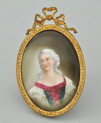 A Hand Painted Porcelain