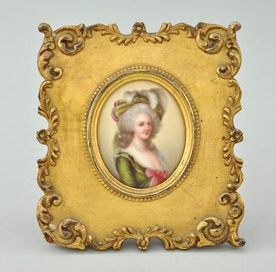 A Hand Painted Porcelain