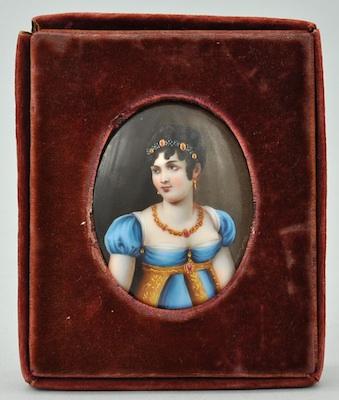 A Hand Painted Porcelain