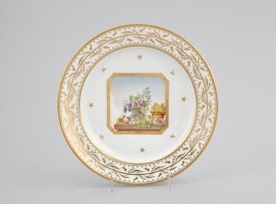 A Hand Painted Soft Paste Porcelain