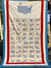 A hand stitched 1976 US Bicent