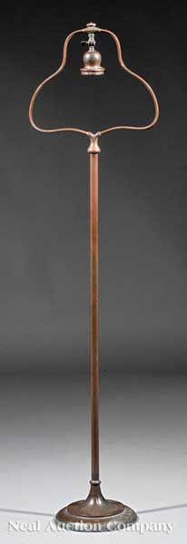 A Handel Patinated Bronze Floor