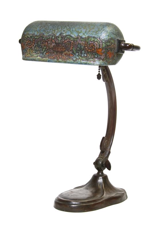 A Handel Reverse Painted Desk