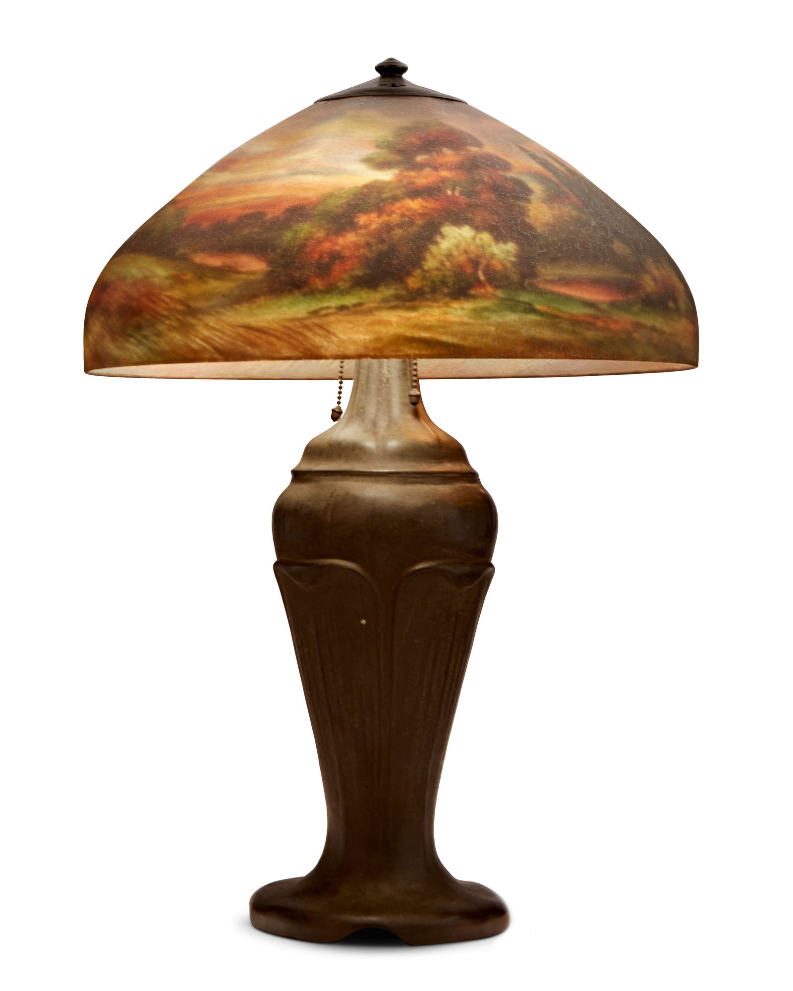 A HANDEL SUNSET LANDSCAPE TABLE
