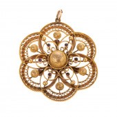 A HANDMADE FILIGREE MANDALA PE