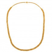 A HANDMADE TEXTURED WOVEN CHAI