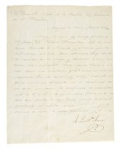A HANDWRITTEN AUTOGRAPH LETTER