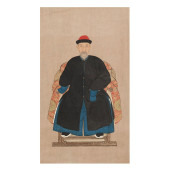 A HANGING SCROLL OF A CHINESE