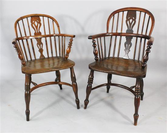 A harlequin set of eight 19th