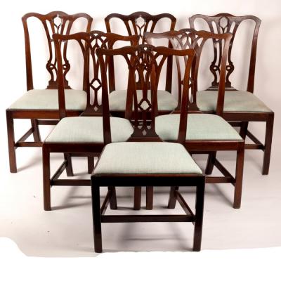 A harlequin set of six 19th Century