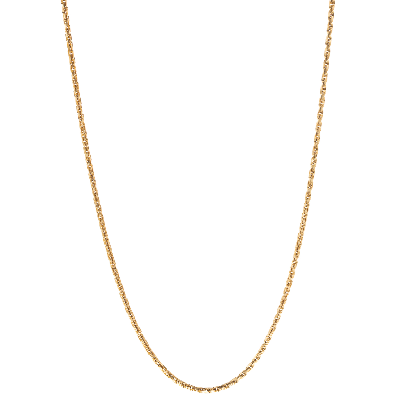 A HEAVY 14K ROPE CHAIN NECKLACE 14K