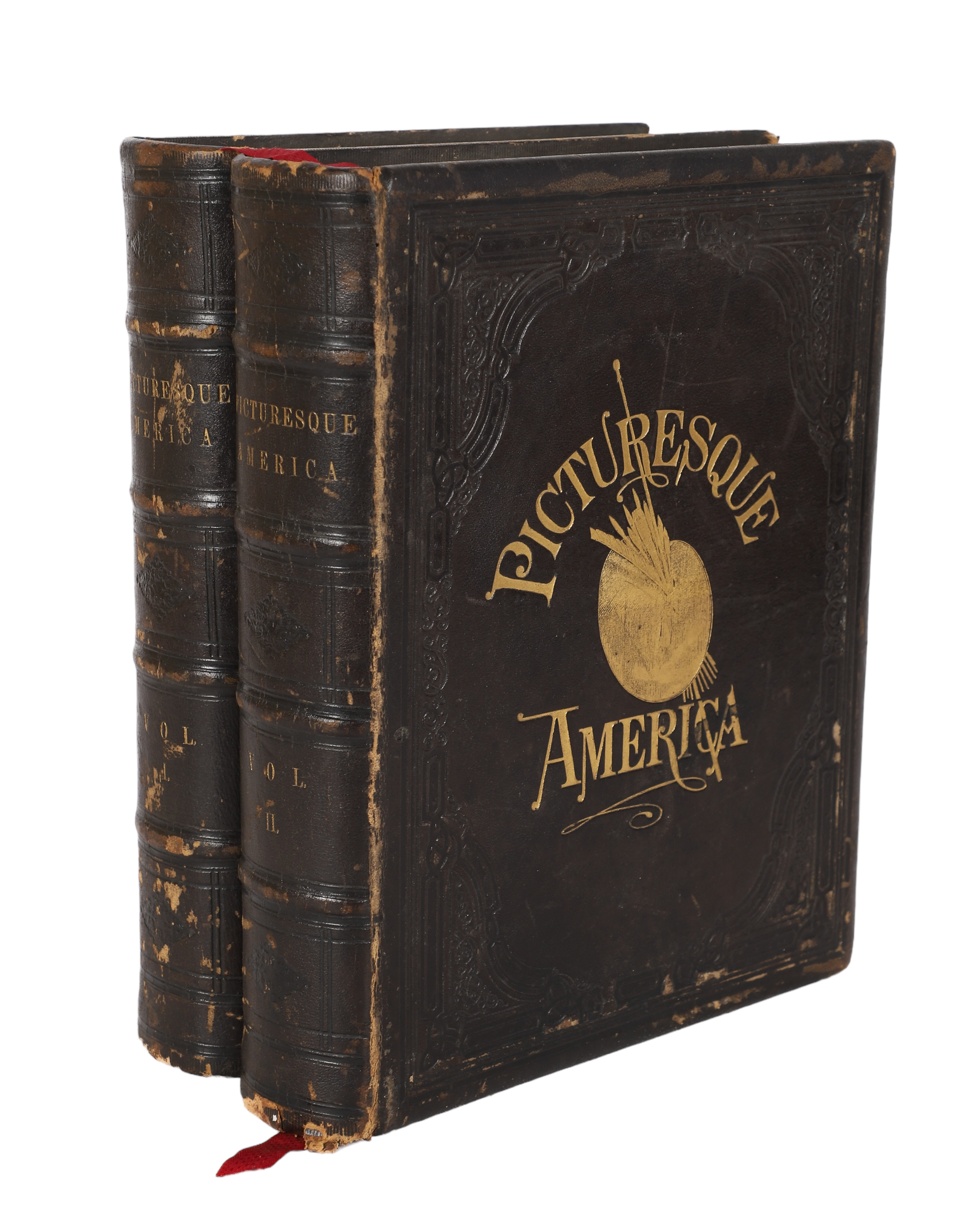 A heavy folio set titled