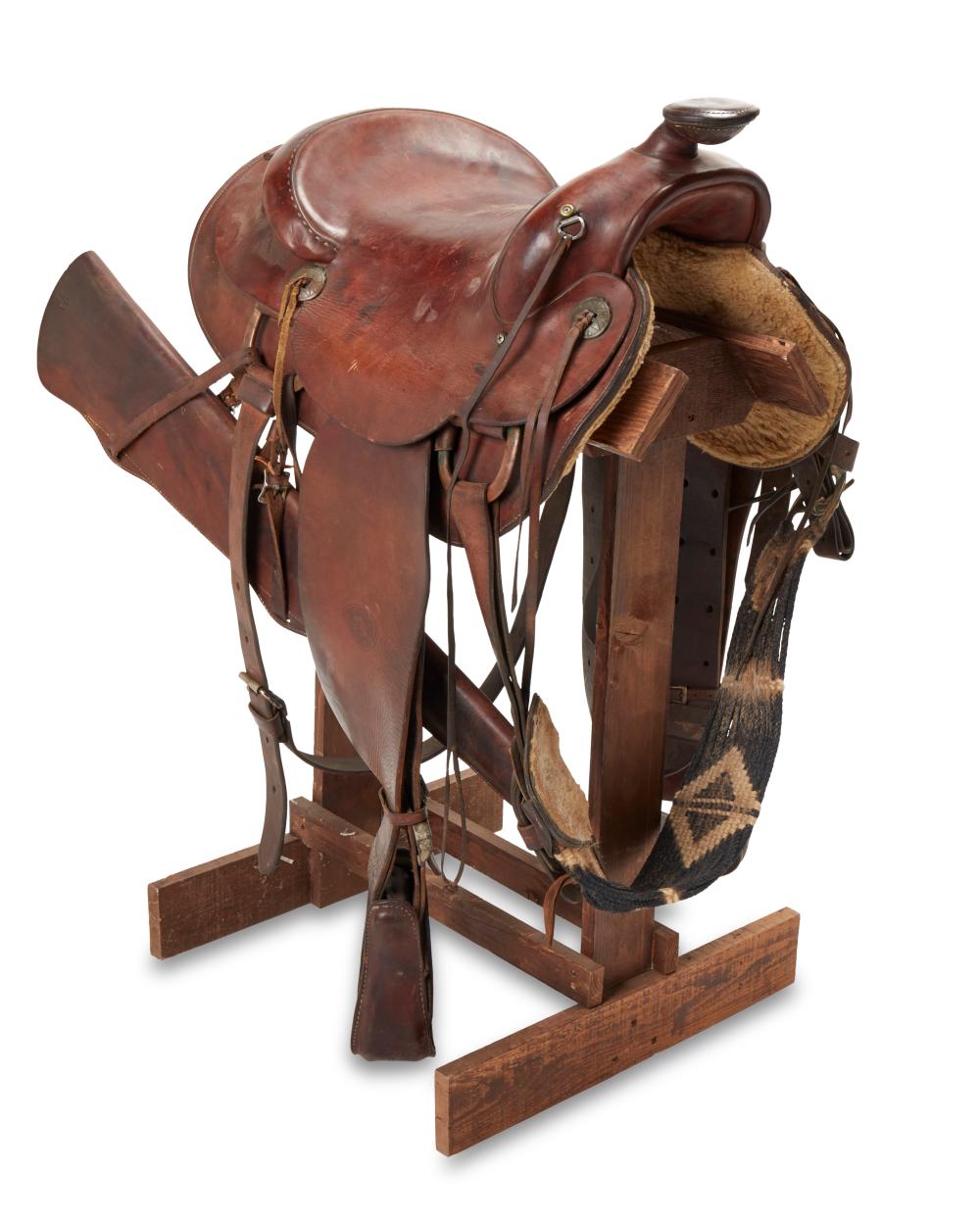 A HEREFORD SADDLE FROM 26 BAR