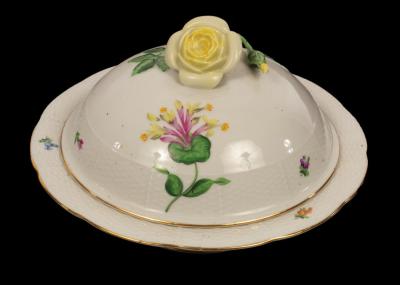 A Herend circular vegetable dish