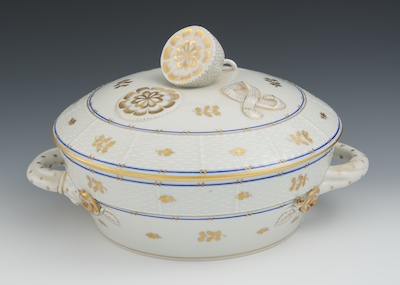 A Herend Porcelain Covered