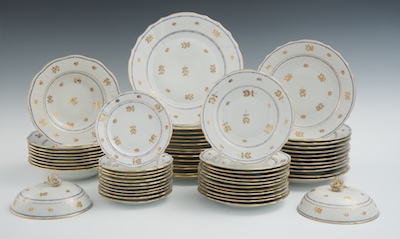 A Herend Porcelain Partial Dinner