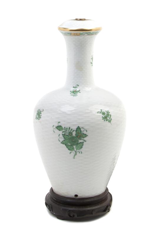 A Herend Porcelain Vase of baluster