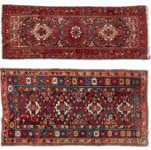 A HERIZ AND A KARABAGH RUG, PE