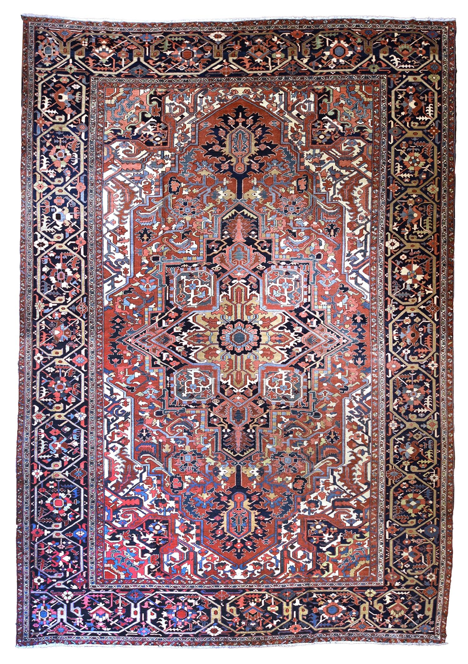 A HERIZ CARPET, NORTHWEST PERSIAA