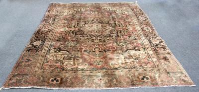 A Heriz carpet with central star