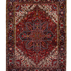 A Heriz Wool Rug Circa 1930 9