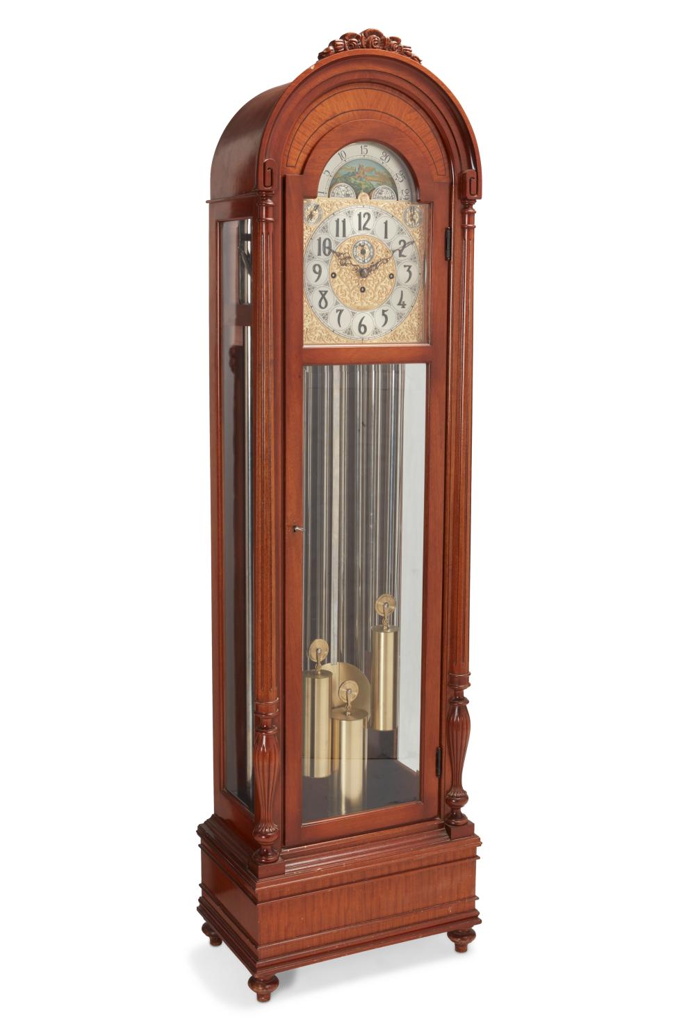 A HERSCHEDE VIRGINIAN TALL CASE
