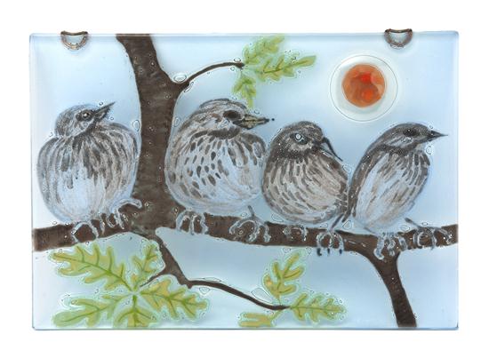 A Higgins Studio Glass Picture of