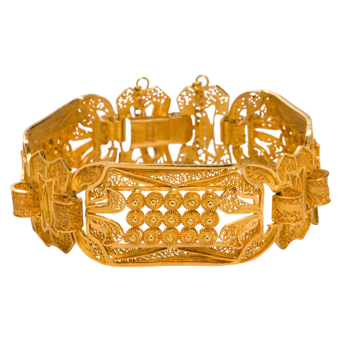 A HIGH KARAT GOLD BRACELETA high