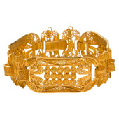 A HIGH KARAT GOLD BRACELET<br>